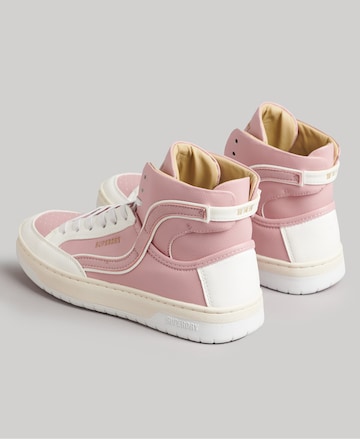 rozā Superdry Augstie brīvā laika apavi