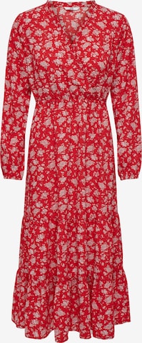 Robe 'ROSITTA' Only Tall en rouge : devant