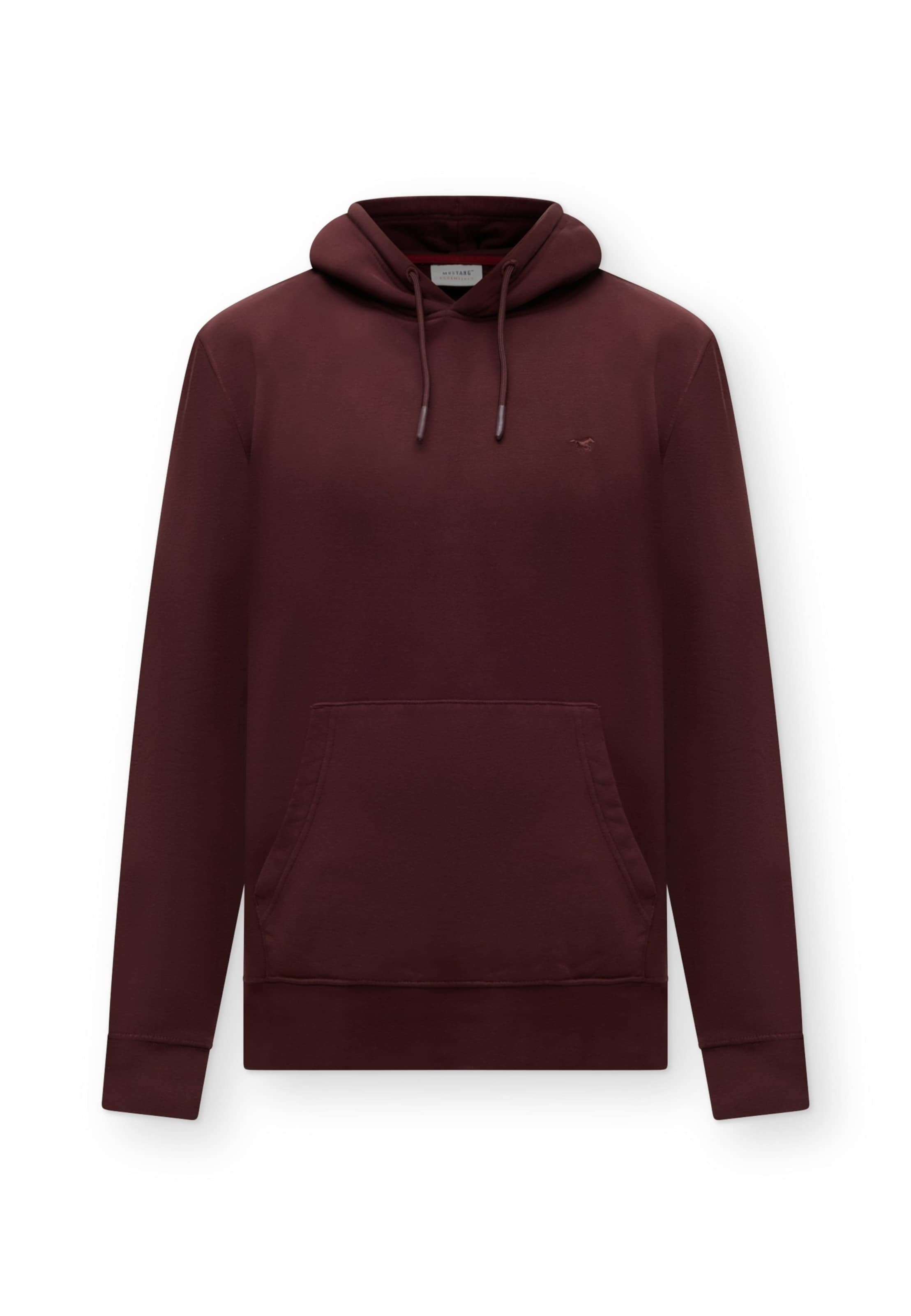 MUSTANG Sweatshirt 'Bronson' i brun: forside