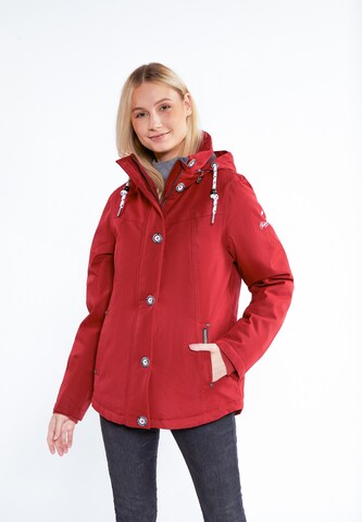Schmuddelwedda Funkcionalna jakna | rdeča barva: sprednja stran