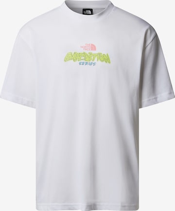 THE NORTH FACE Koszulka 'U Expedition Celebration' w kolorze biały: przód
