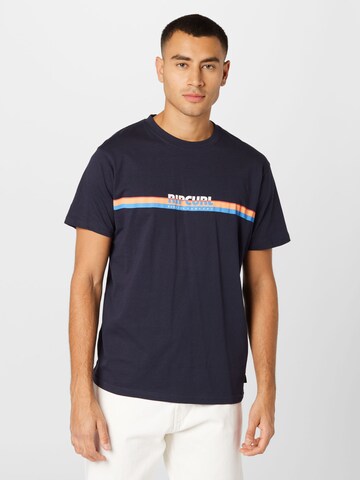 T-Shirt fonctionnel 'Surf Revival' RIP CURL en bleu : devant