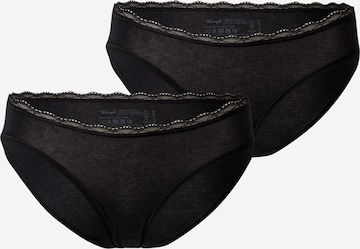 TRIUMPH Трусы-слипы 'Feel Of Cotton' в Черный: спереди