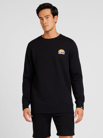 ELLESSE Sweatshirt 'DIVERIA' in Black: front