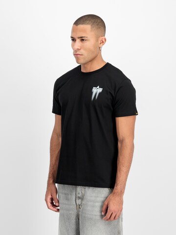 ALPHA INDUSTRIES T-Shirt in Schwarz