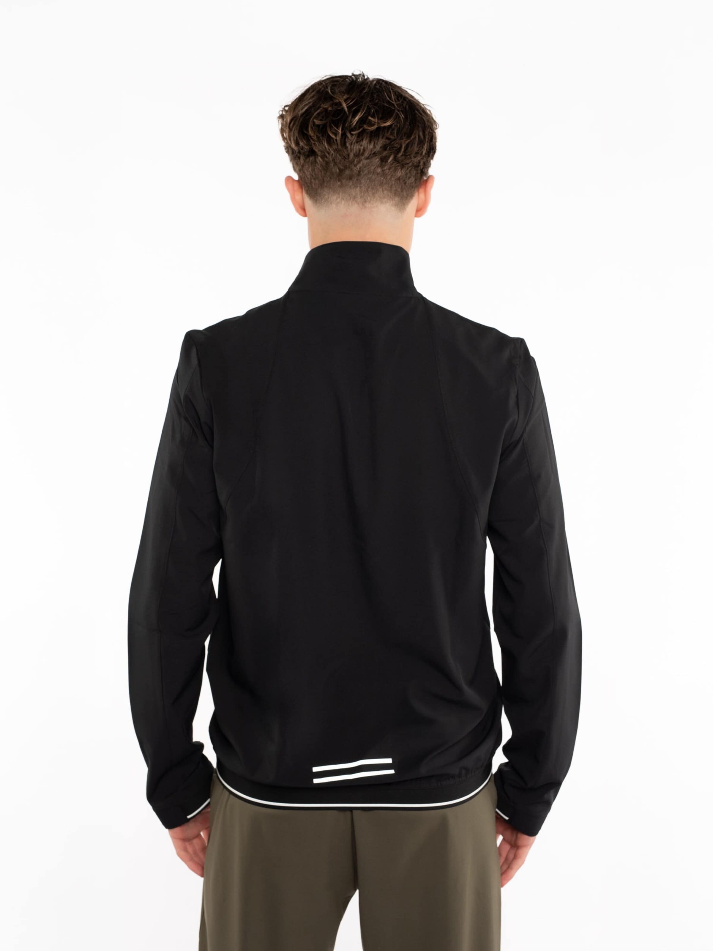 mymotus Sportovní bunda 'mymotus®, pull-on jacket, black, RM33' – černá