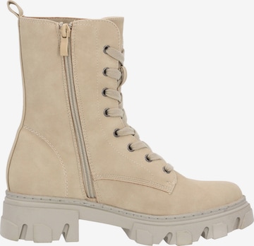 Palado Lace-Up Boots 'Lefkada 2' in Beige