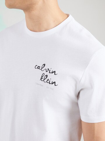 Calvin Klein Jeans Μπλουζάκι σε λευκό