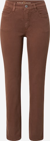 MAC Jeans 'Dream' in Brown: front
