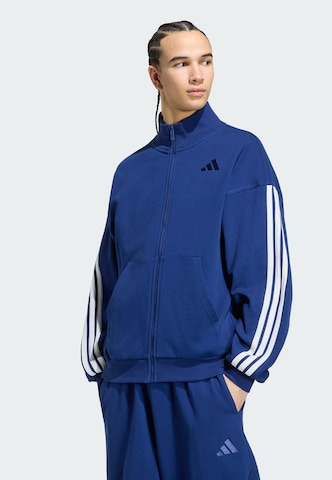 ADIDAS SPORTSWEAR Sports sweat jacket in Blue: front