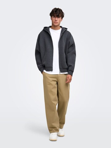 Veste de survêtement 'GOYLE ' Only & Sons en gris
