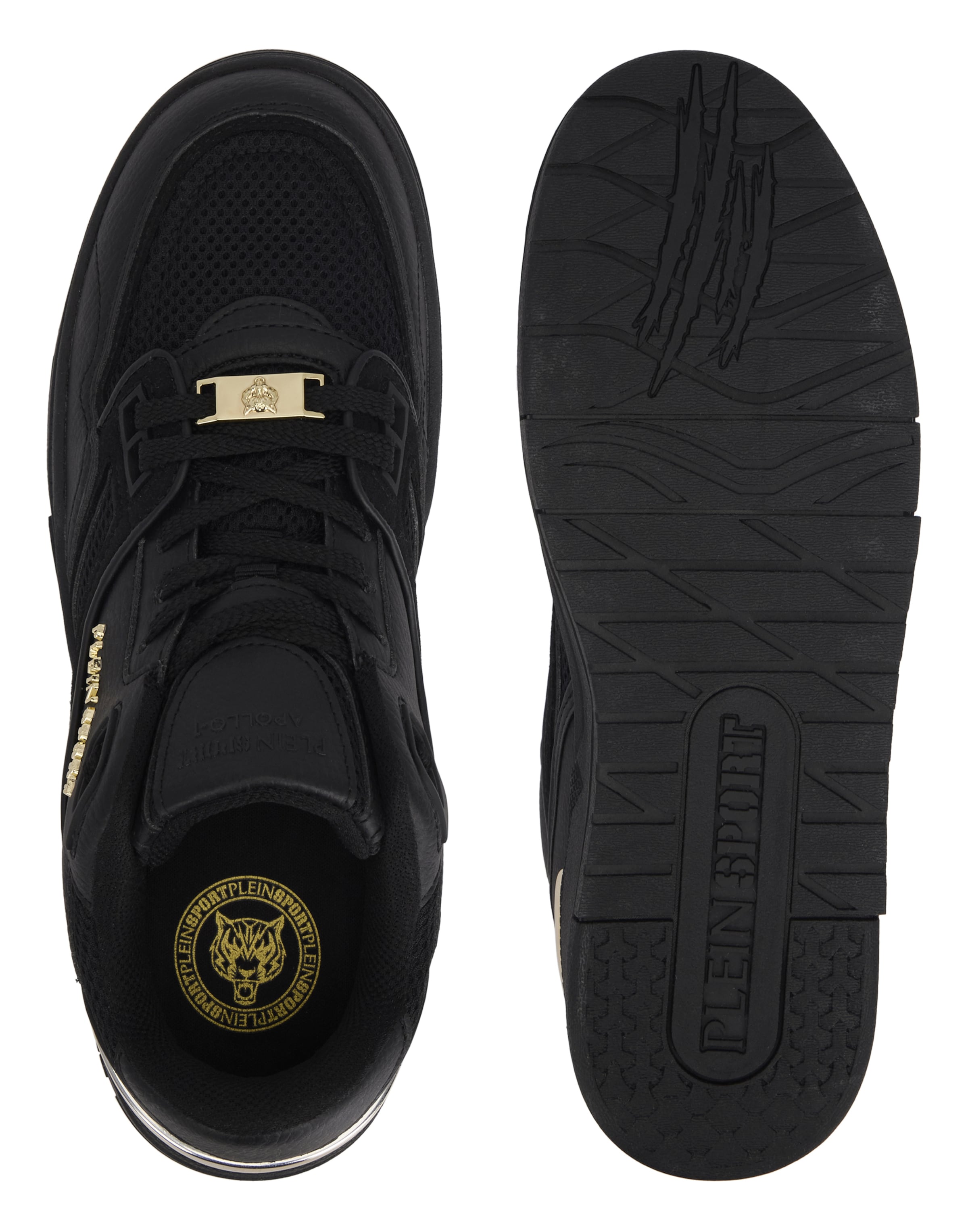 Baskets basses 'Apollo-1' Plein Sport en noir