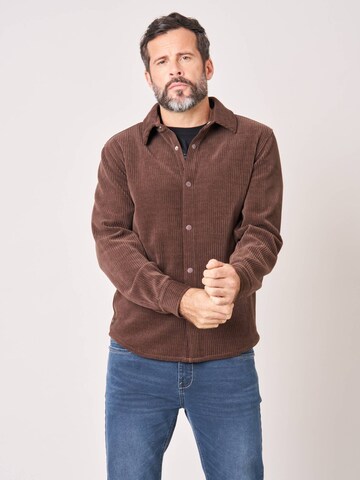 Deeluxe Regular Fit Hemd‌‌‌‌‌‌‌ in Braun