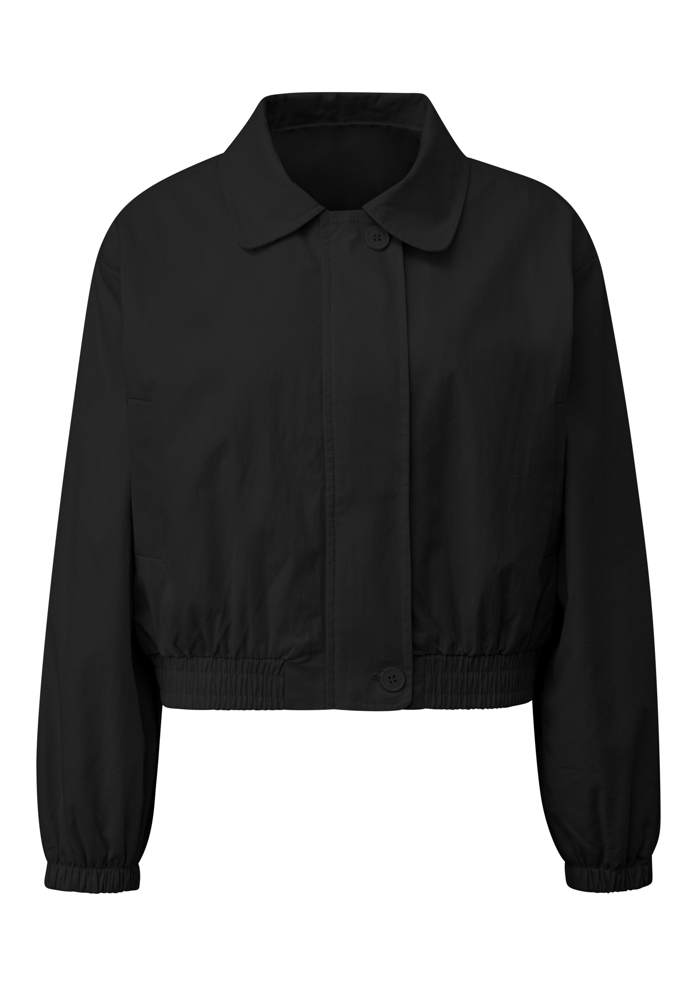 QS Outdoor-Jacke in Schwarz: Vorderseite