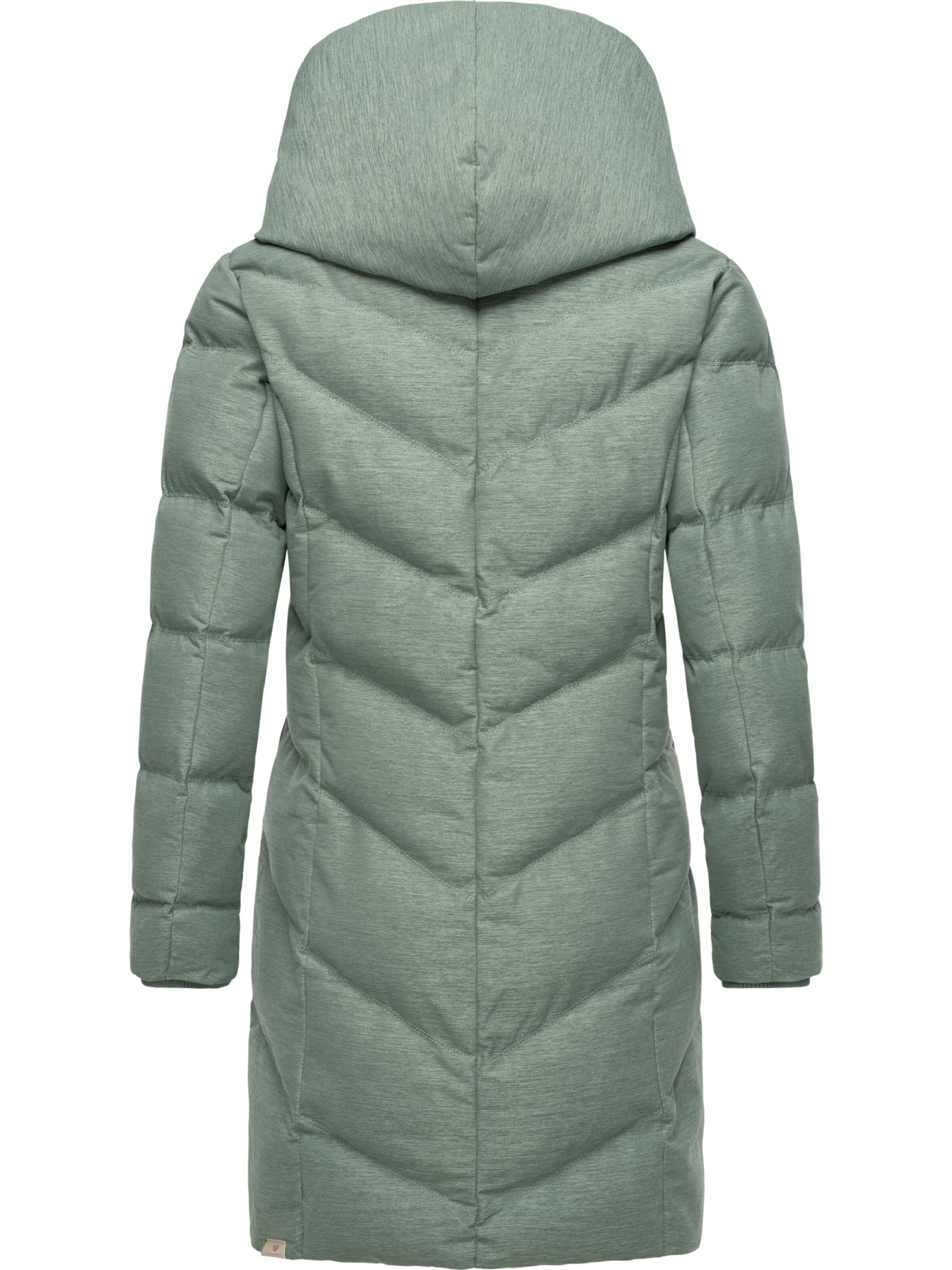 Ragwear Talvemantel 'Natalka', värv roheline