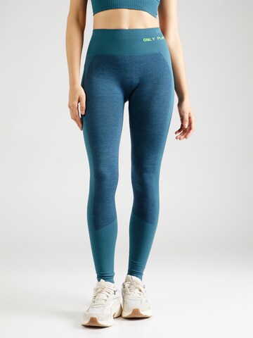 ONLY PLAY Skinny Sportovní kalhoty 'JAMINO' – modrá: přední strana