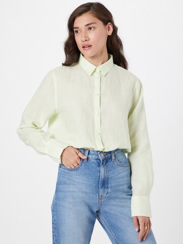 Gina Tricot Blúz 'Kimberly' - zöld: elől