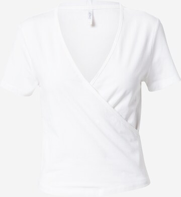 ONLY T-Shirt 'CAROLA' in Weiß: predná strana