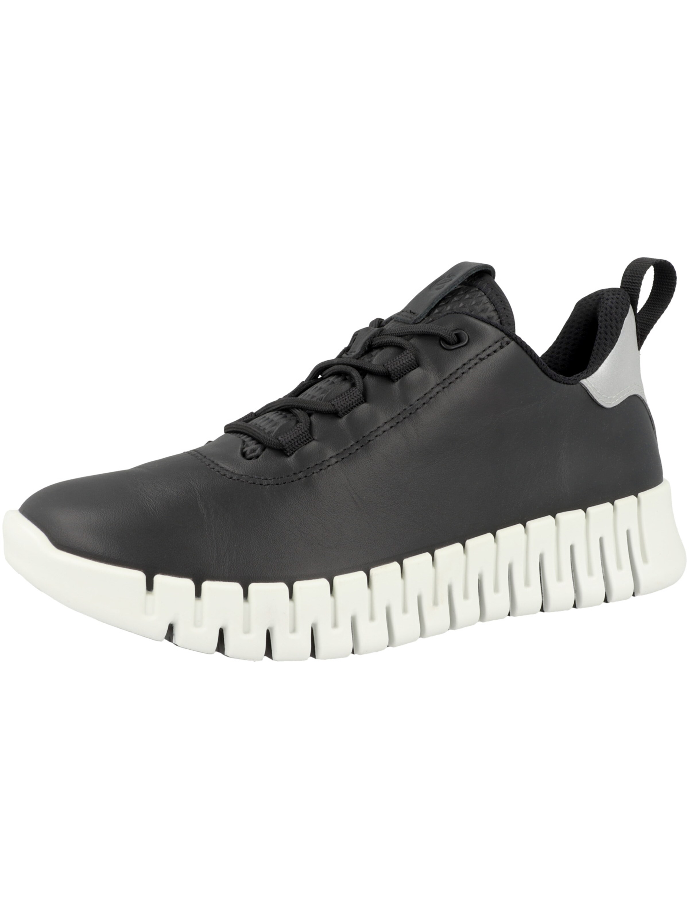 ECCO Platform trainers 'Gruuv' in Black: front