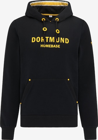 HOMEBASE Sweatshirt 'Dortmund' in Zwart: voorkant