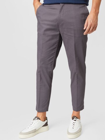 BURTON MENSWEAR LONDON Regularen Chino hlače | siva barva: sprednja stran