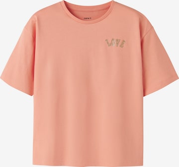 T-Shirt 'NKFKALI' NAME IT en orange : devant
