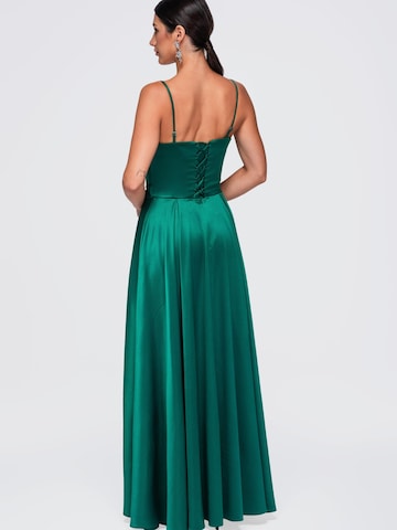 Robe de soirée Ombre en vert