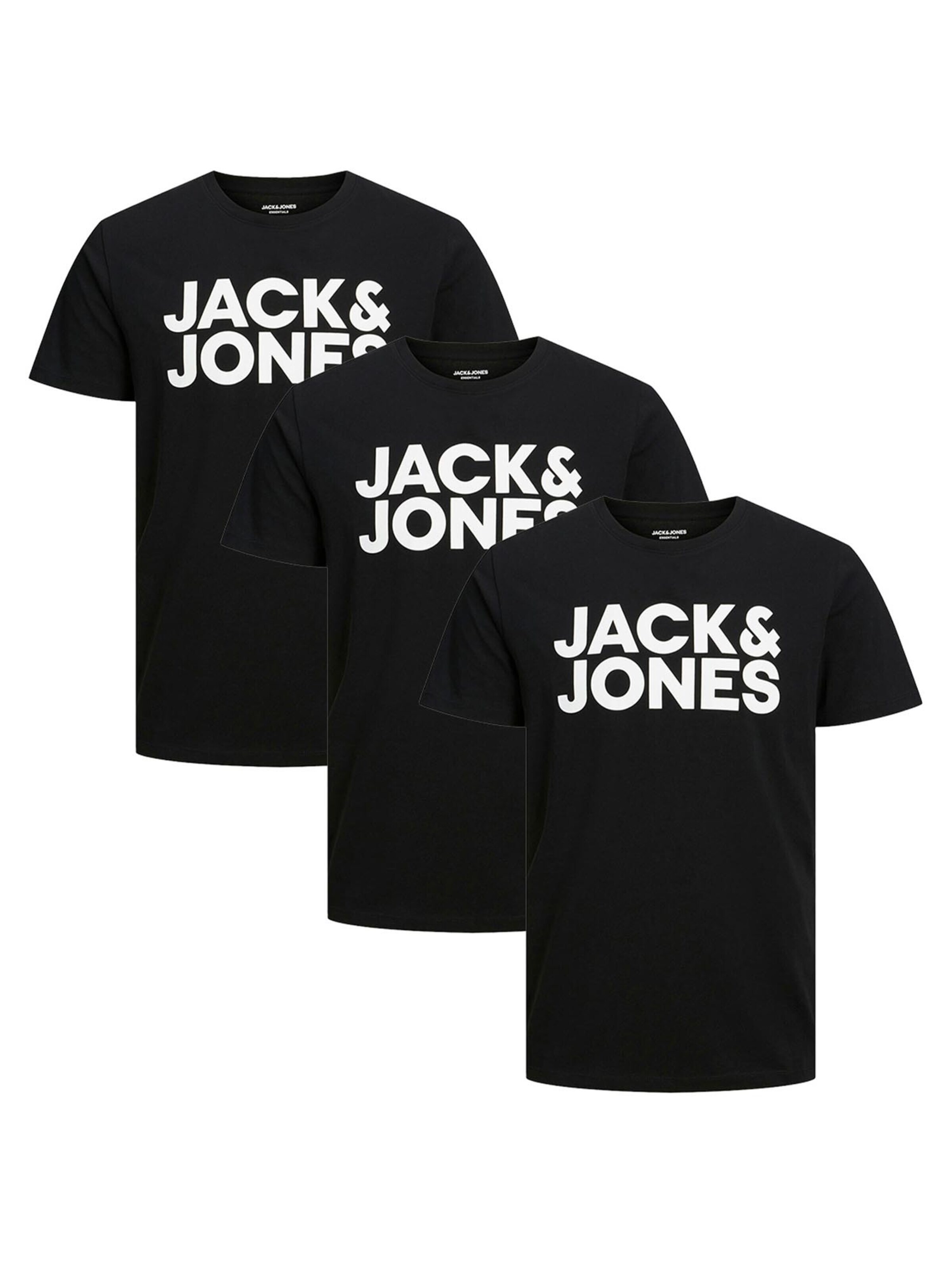 JACK & JONES Shirt 'Corp'‌‌‌‌‌ in Schwarz: Vorderseite