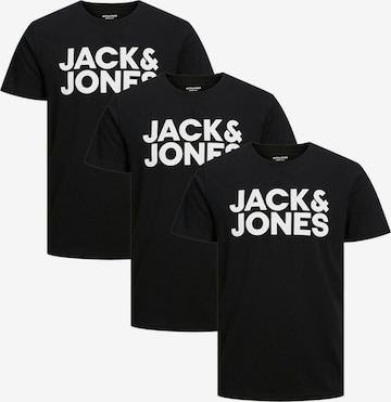 JACK & JONES Shirt 'Corp' in Schwarz: Vorderseite