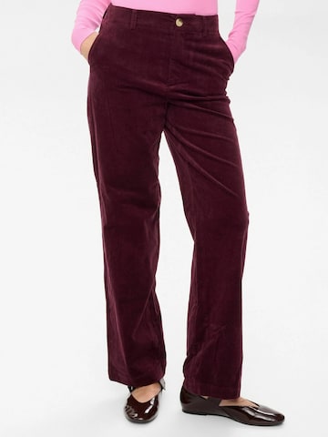 Pantaloni 'JOANNA' di NÜMPH in rosso: frontale