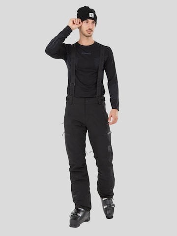 Regular Pantalon fonctionnel 'Teak' Fundango en noir