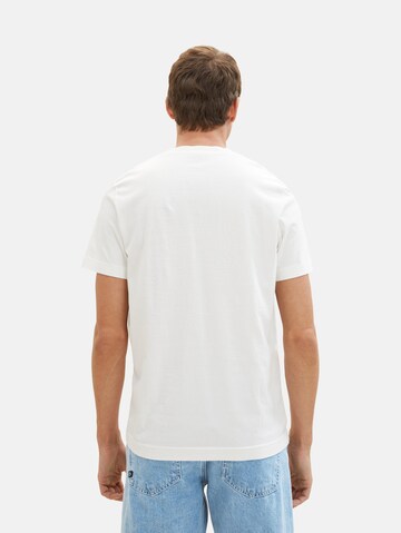 TOM TAILOR T-Shirt in Weiß