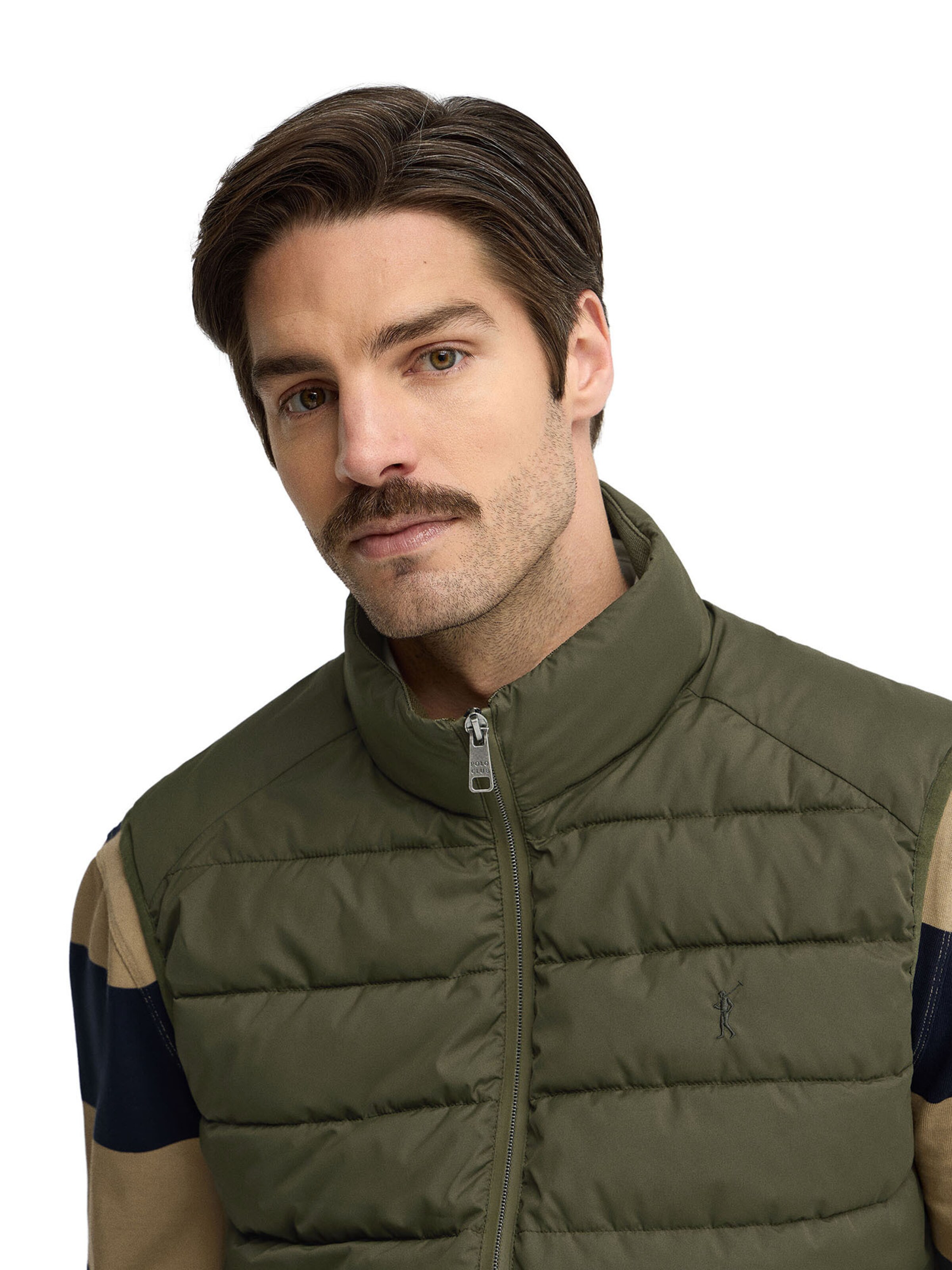 Polo Club Vest in Green