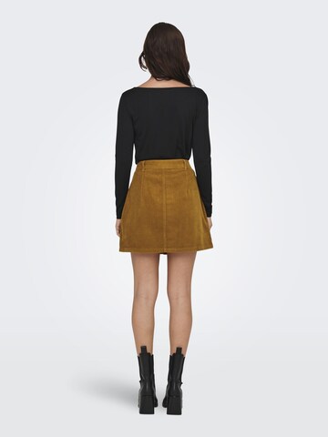 Jupe 'SHIRA' JDY en marron