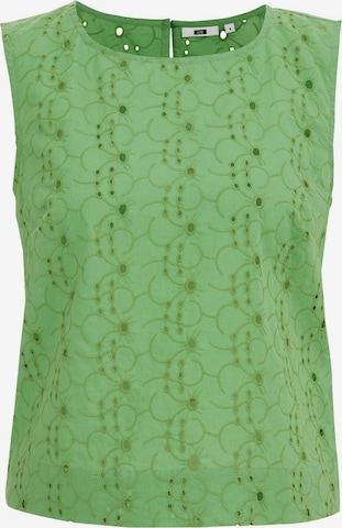 WE Fashion - Blusa en verde: frente