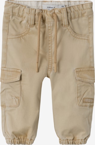 NAME IT Tapered Pants 'Ben' in Beige: front