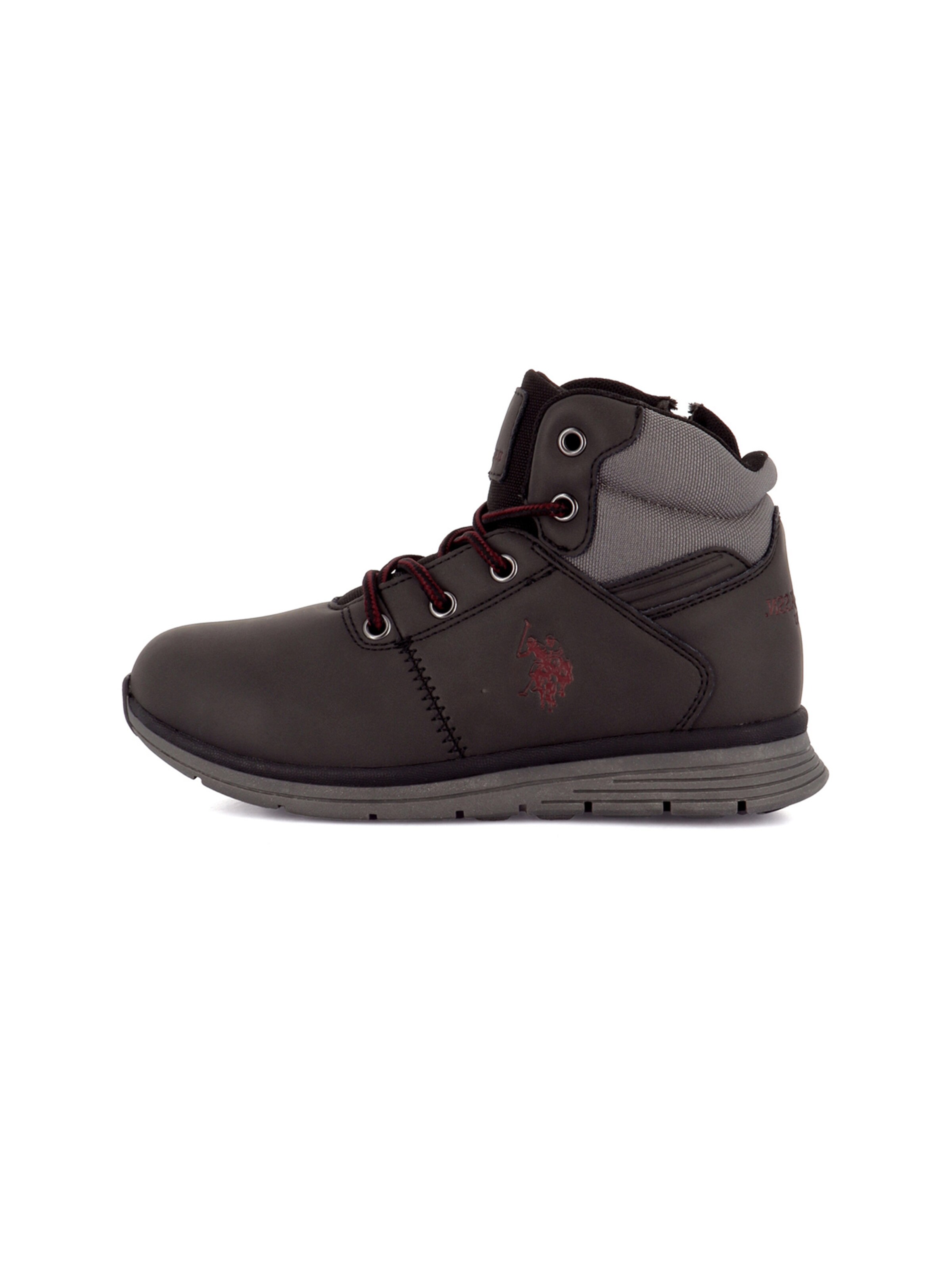 US POLO ASSN. Laarzen 'Carter' in Grijs: zijkant