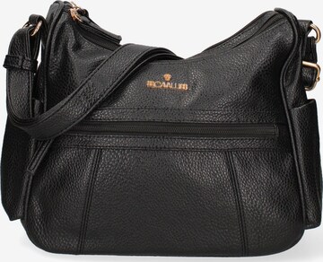 Borsa a tracolla 'Borsa a Tracolla Donna B Cavalli Ecopelle Zip Tasche Multiple 28x24cm' di B. Cavalli in nero: frontale