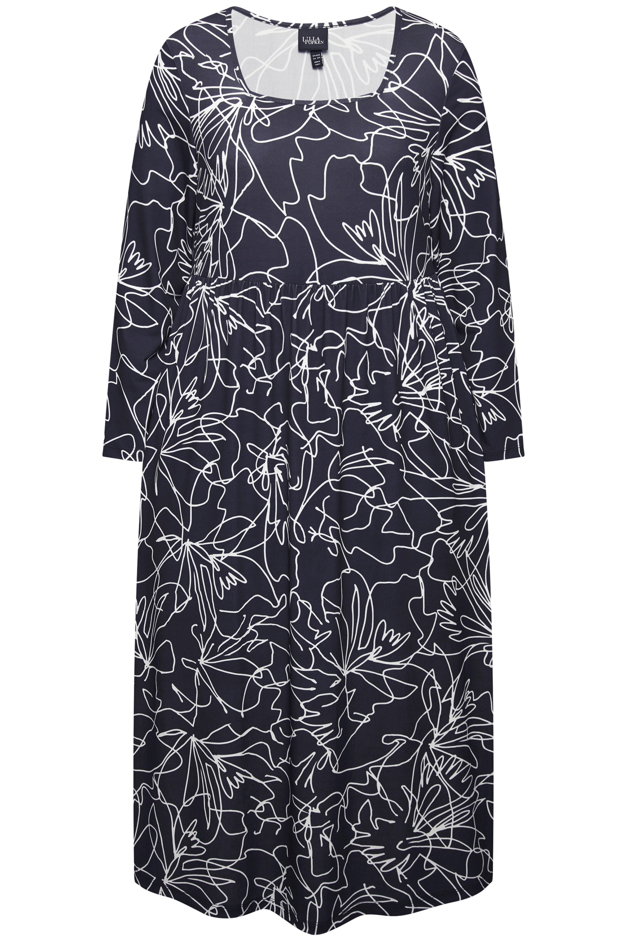 Ulla Popken Kleid in Schwarz: Vorderseite