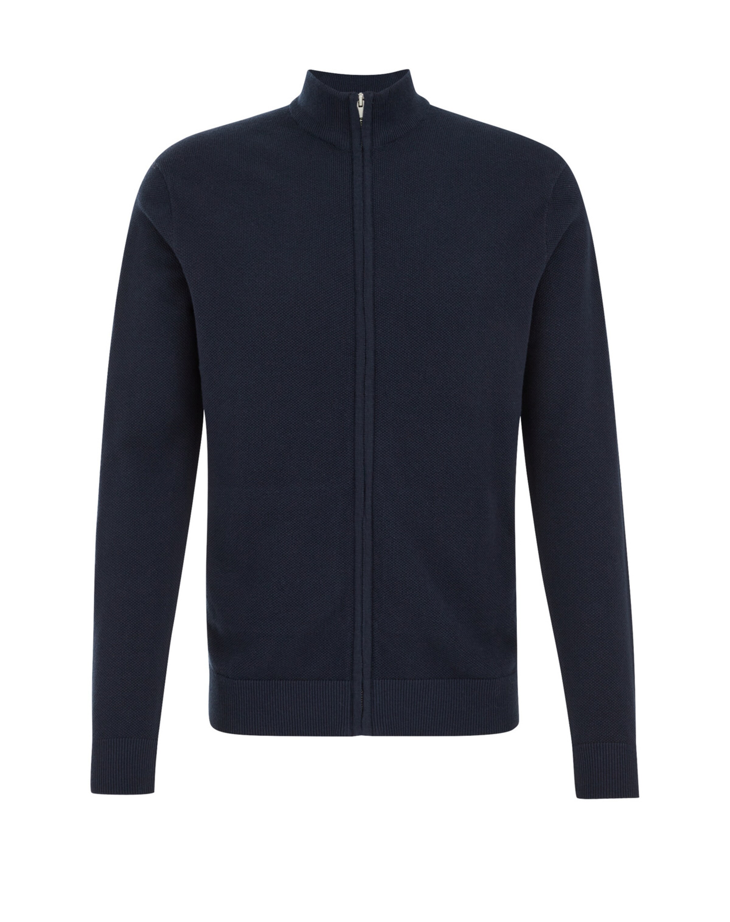 WE Fashion Knit cardigan in Blue: front