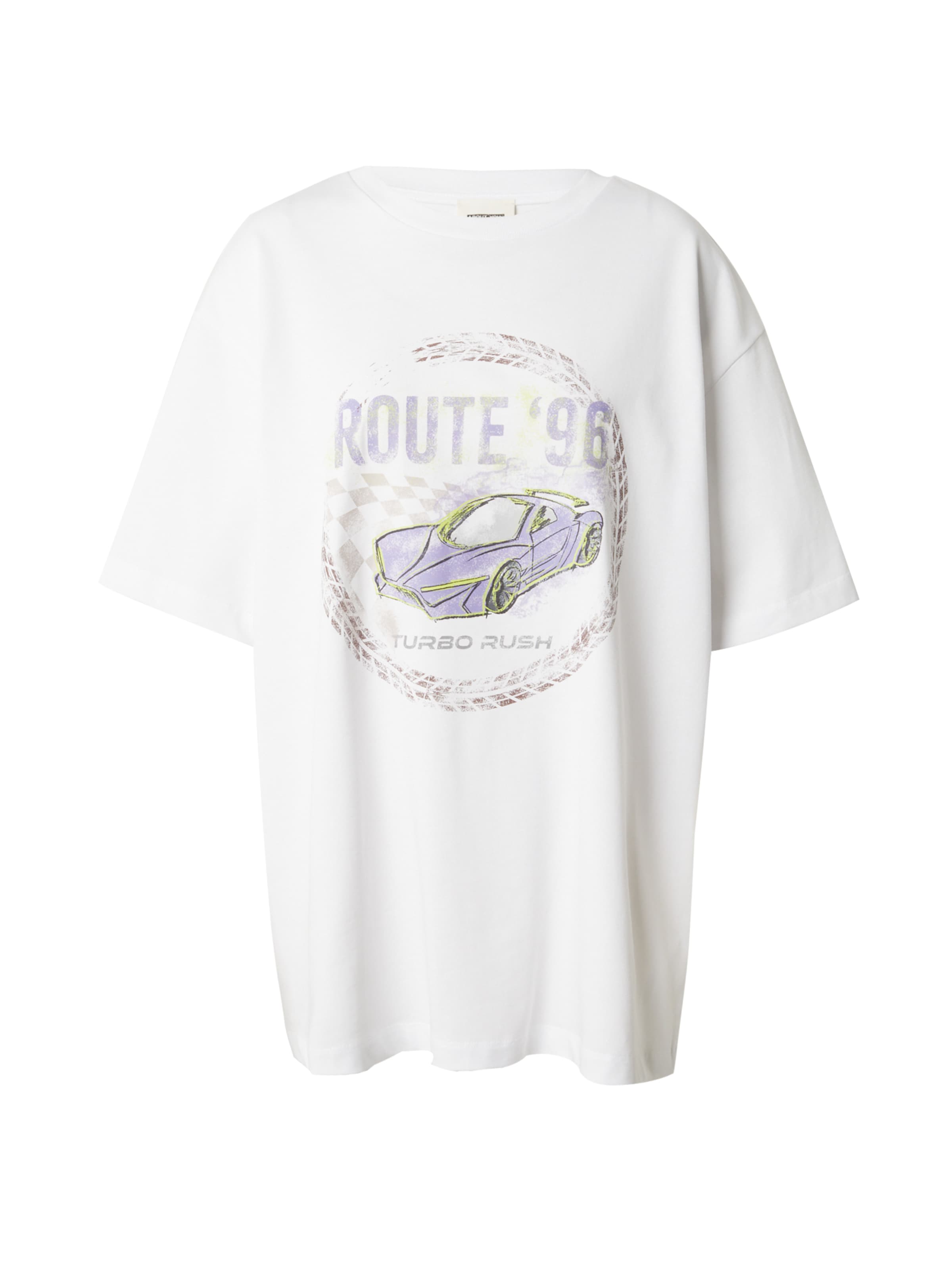 ABOUT YOU x Laura Giurcanu Oversized Shirt 'Blanca' in White: front