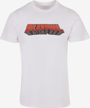 T-Shirt 'Deadpool' ABSOLUTE CULT en blanc : devant