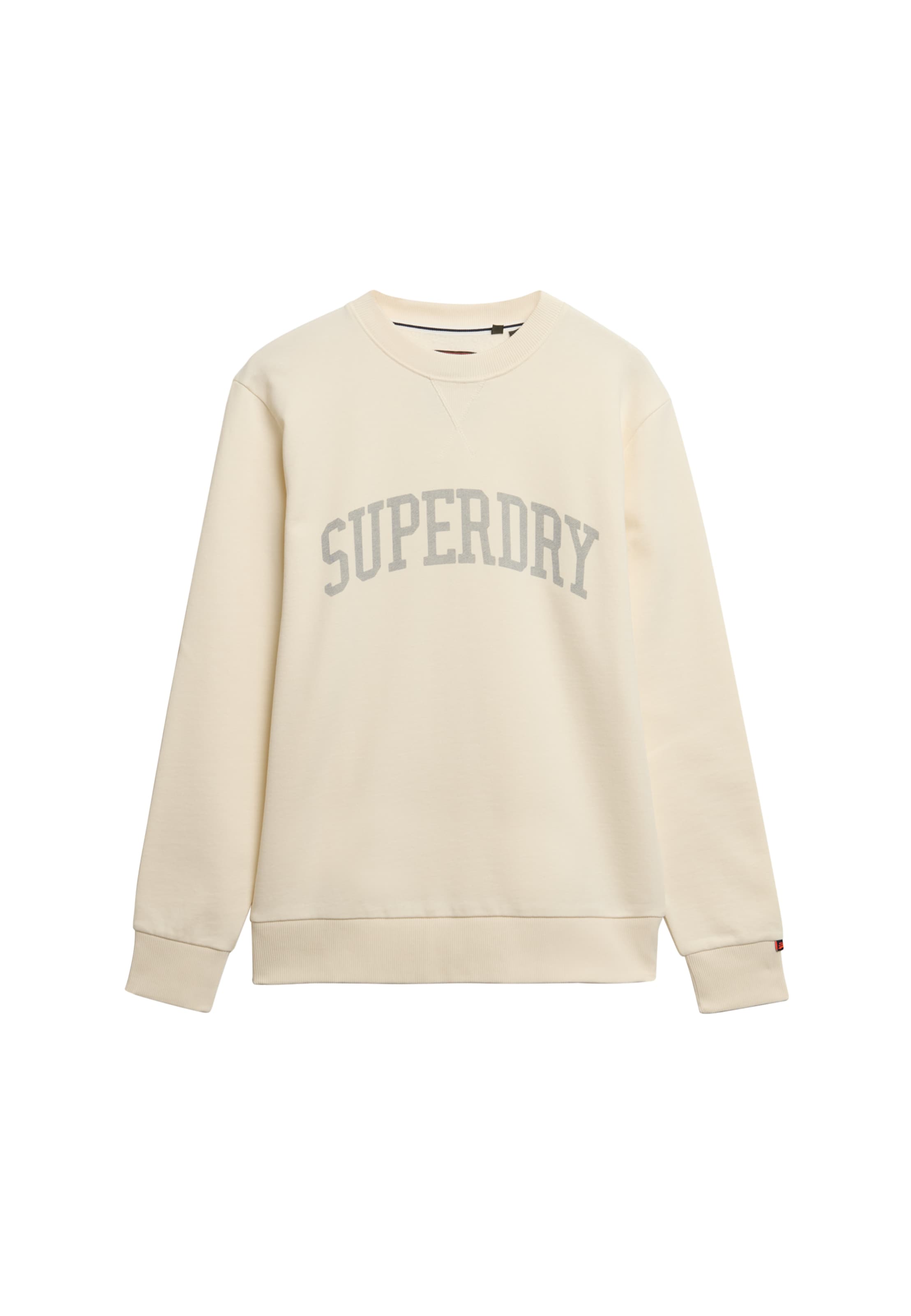 Superdry Sweatshirt 'Athletic Essentials' in Wit: voorkant