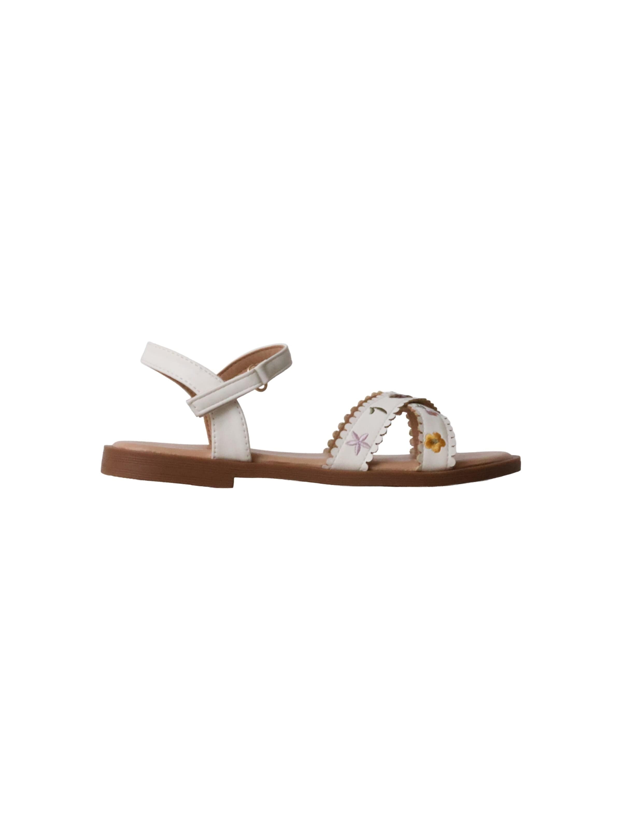 Super Mode Sandale 'Kindersandalen mit Klettverschluss'‌‌‌‌‌‌‌‌ in Weiß