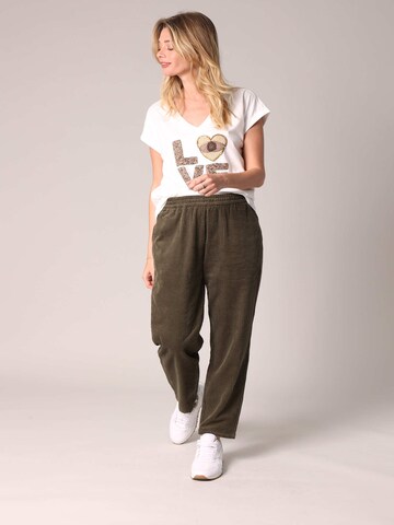 T-shirt ' MYKAMORE ' Deeluxe en blanc