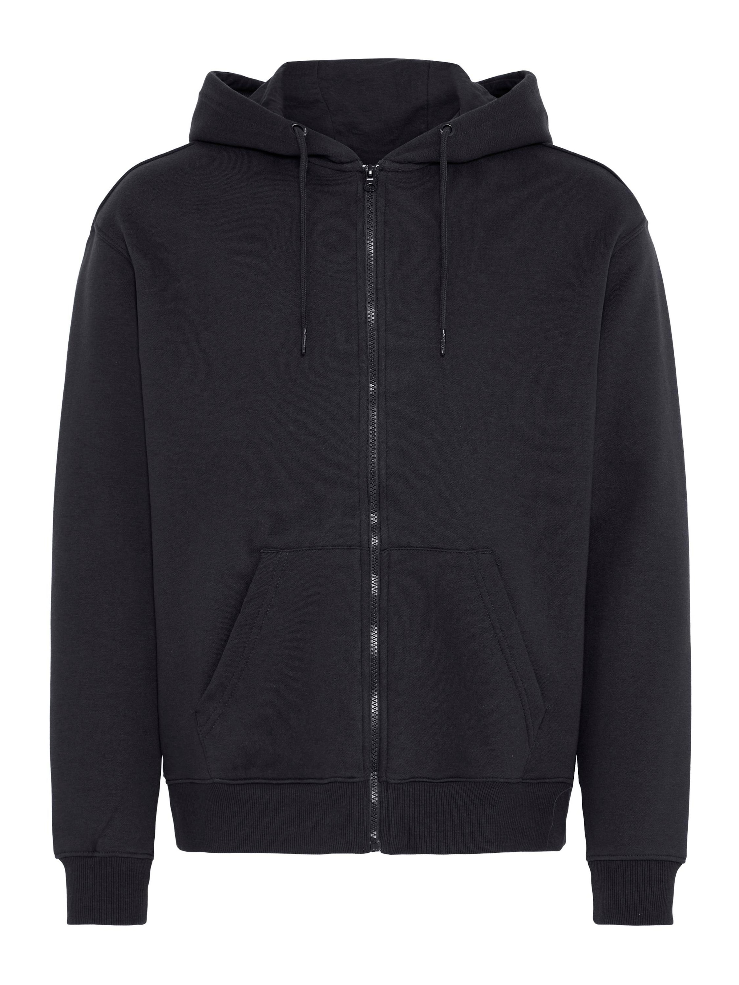 BLEND - Casaco em moletão ' BHJUSTE ' em preto: frente