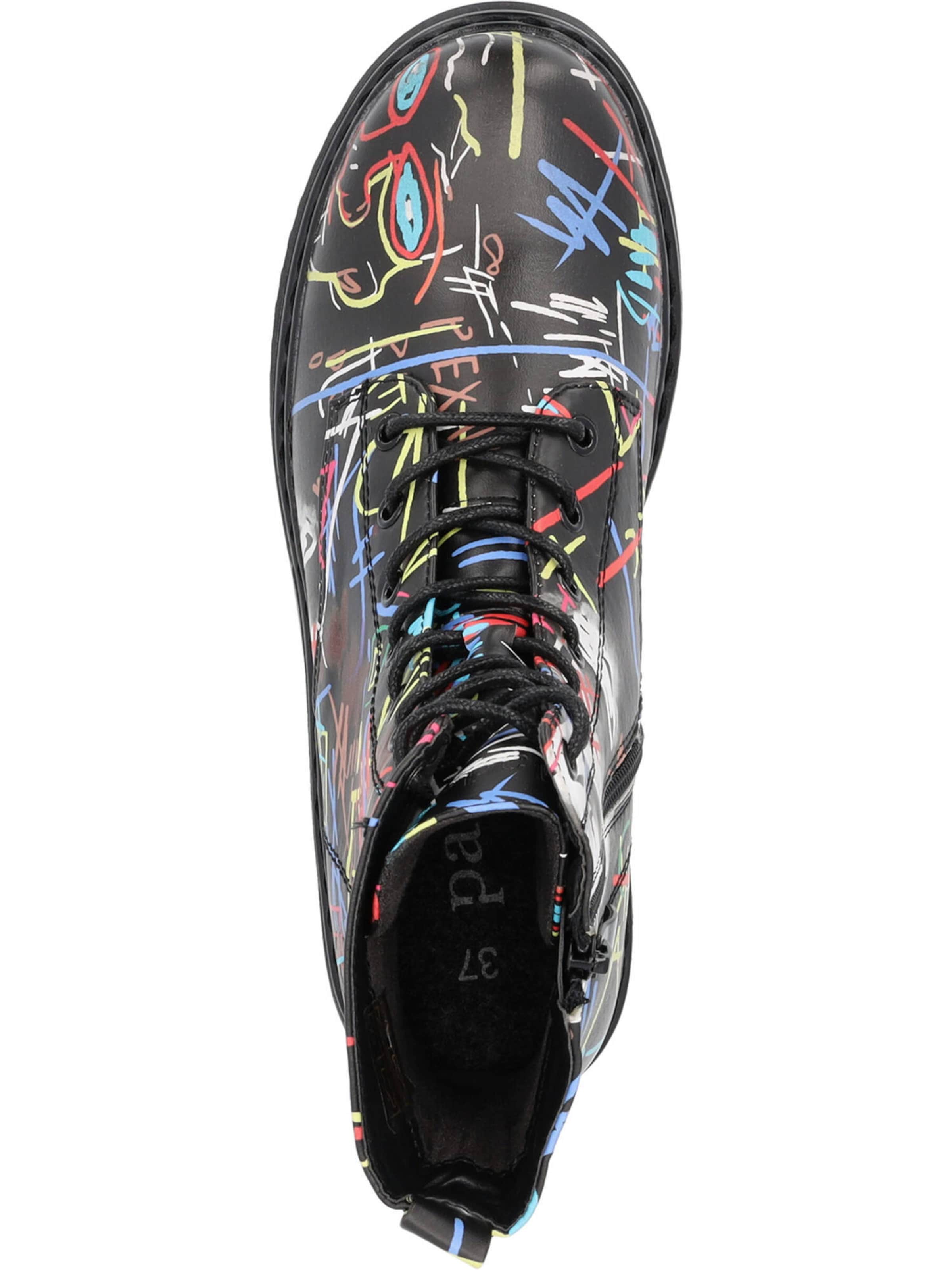 Bottines à lacets 'Djerba' Palado en noir