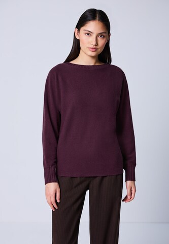Street One Studio Sweater 'Dolman' in Purple