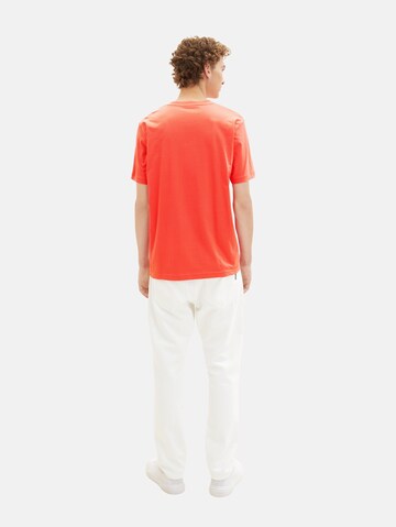 TOM TAILOR DENIM Tričko – červená