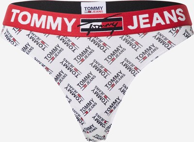 Tommy Hilfiger Underwear String en rouge clair / noir / blanc, Vue avec produit